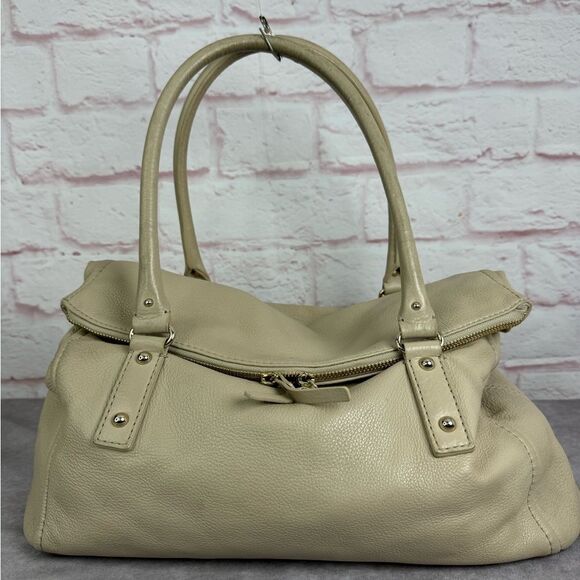 Kate Spade Cobble Hill Leslie Fold Over Leather Flap Bag - Picture 1 of 14